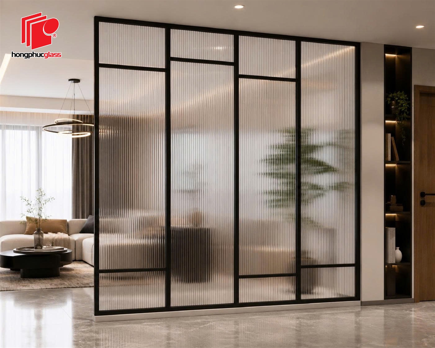 Kính sóng đẹp Hồng Phúc
